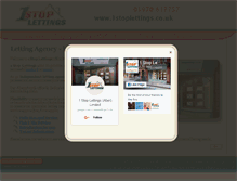 Tablet Screenshot of 1stoplettings.co.uk